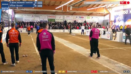 Ligue Sport Boules M1 - Sainte Sigolène - 19/02/2022 / Plan rapproché