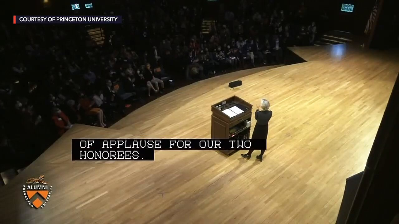 Maria Ressa receives Princeton's Woodrow Wilson Award