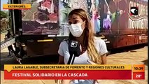 EN VIVO | Festival solidario en La Cascada. El camión de Cultura recibe donaciones para los bomberos