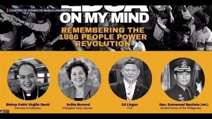 EDSA on My Mind: Remembering the 1986 People Power Revolution