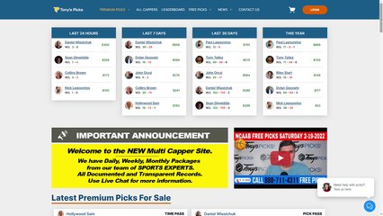 Live Expert NCAAB Picks - Predictions, 2/22/2022 Best Bets, Odds & Betting Tips | Tonys Picks