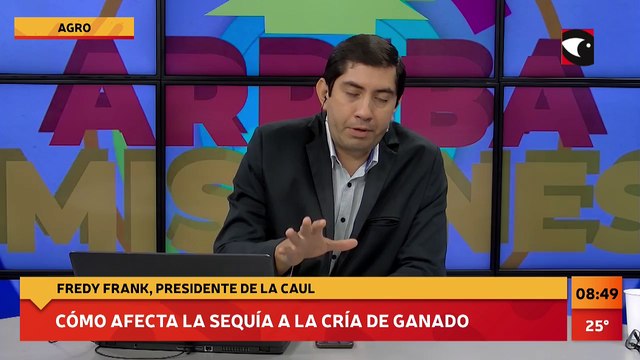 Día del tambero, entrevista sobre el trabajo en el tambo y sobre cómo se está trabajando y cómo se ve afectado por la falta de alimentos para los animales, por la sequia y los incendios.