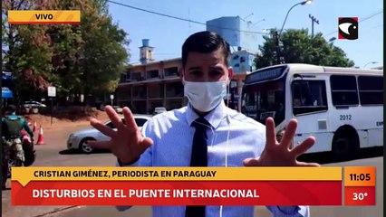 #Actualidad | Disturbios en el puente internacional