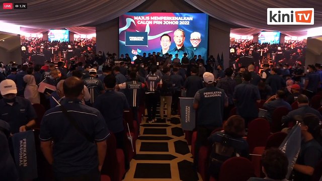 LIVE: Perikatan Nasional umum barisan calon untuk PRN Johor