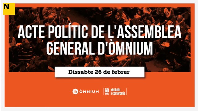 #ENDIRECTE | Acte polític de l'assemblea general d'Òmnium