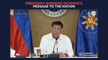 President Duterte's recorded message to the nation | Monday, February 28