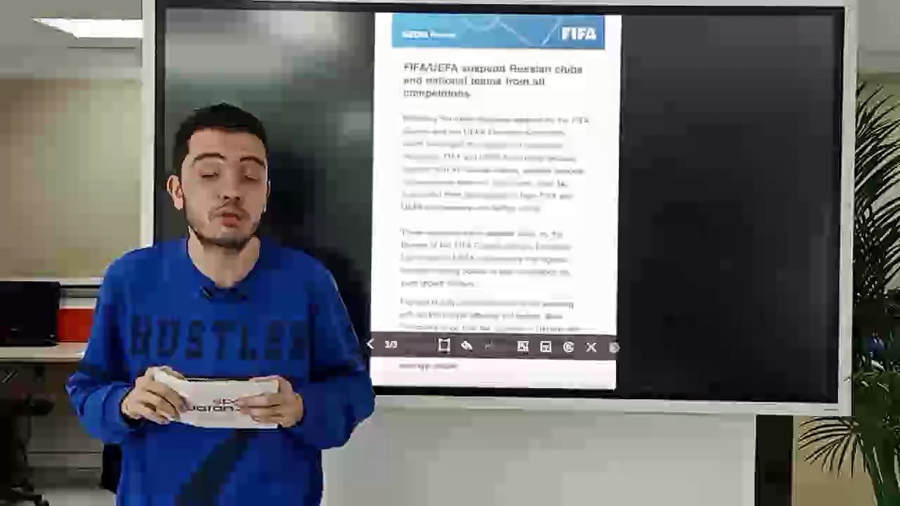 ‏عاجل.. فيفا يمنع أندية ومنتخبات روسيا من المشاركة في أي مباراة رسمية