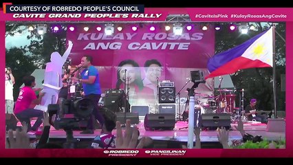 Leni Robredo holds campaign rally in Cavite