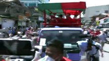Marcos Jr leads Uniteam motorcade in Masbate