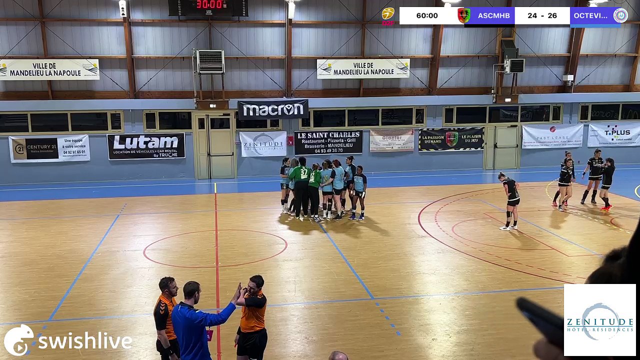 Swish Live - AS Cannes-Mandelieu Handball - HB Octeville sur Mer - 7646671