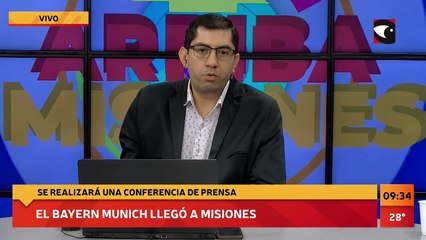 #Deportes | El equipo alemán Bayern Múnich llegó a Misiones.
