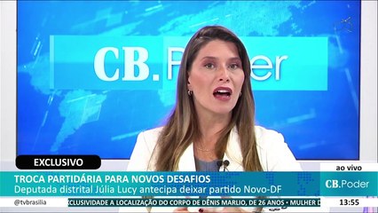 CB.PODER:  Júlia Lucy, deputada distrital (04/3)