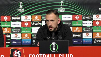 UECL. #LEISRFC - Conférence de presse d'avant-match avec Flavien Tait et Bruno Genesio