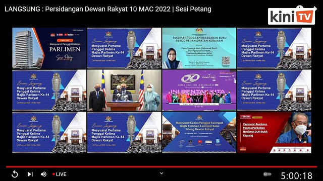LIVE: Sidang Dewan Rakyat, Khamis 10 Mac 2022 (sesi petang)