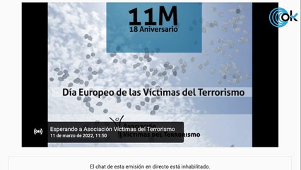 DIRECTO: Día Europeo de las Víctimas del Terrorismo 2022