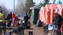 DIRECTO: Refugiados ucranianos llegan a Polonia tras la invasión rusa