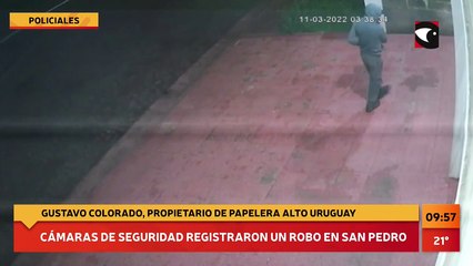 San Pedro | Robo a la Papelera Alto Uruguay