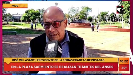 Realizan trámites de ANSES en la Plaza Sarmiento de Posadas