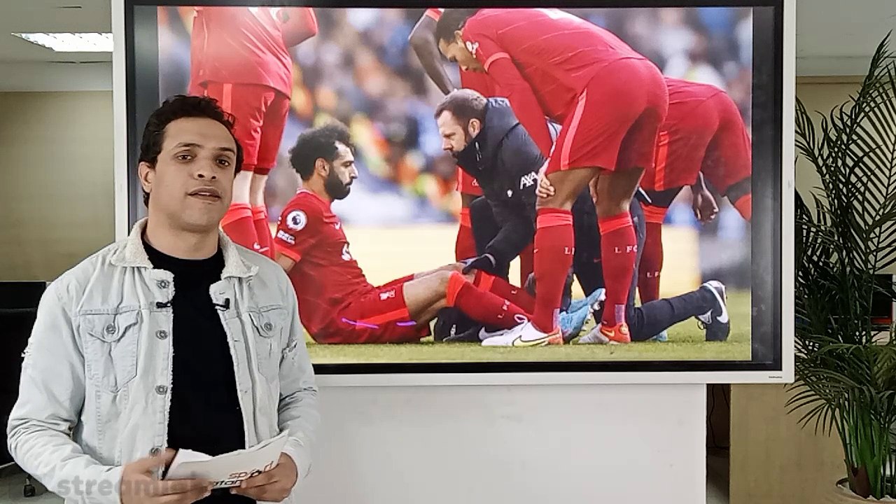 عاجل.. تفاصيل إصابة محمد صلاح في الدوري الإنجلي...