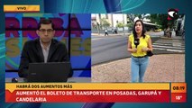 #Economía | Aumentó el boleto de transporte en Posadas, Garupá y Candelaria