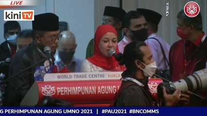 下载视频: LIVE: Mohamad Hasan lancar perhimpunan sayap Pemuda, Wanita, Puteri Umno