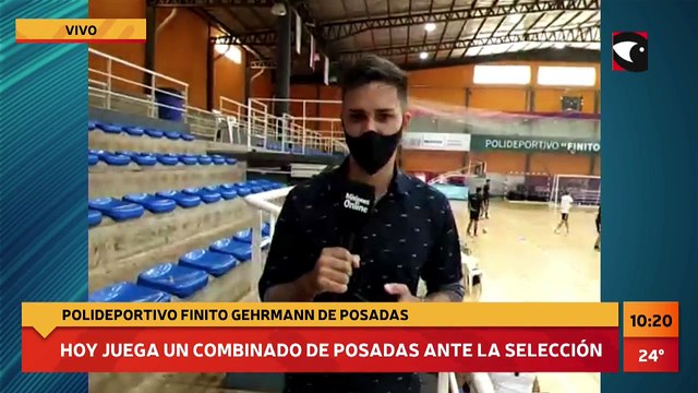 #Deportes | La Selección Argentina de Futsal ya se entrena en Posadas. Esta noche se enfrenta a un combinado posadeño.