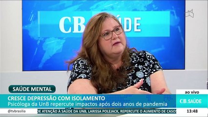 CB.SAÚDE:Larissa Polejack, psicóloga e diretora de Atenção à Saúde da UnB  (17/3)