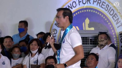 Isko Moreno mini rally in San Juan, Batangas