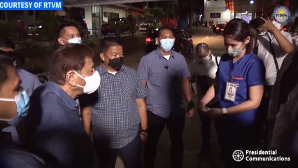 President Rodrigo Roa Duterte graces the inauguration of the Cancer Diagnostic Institute Building and Cancer Treatment Facility Building of the Southern Philippines Medical Center (SPMC) at the SPMC open grounds in Davao City on March 25, 2022.