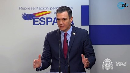 DIRECTO: Comparecencia de Pedro Sánchez desde Bruselas