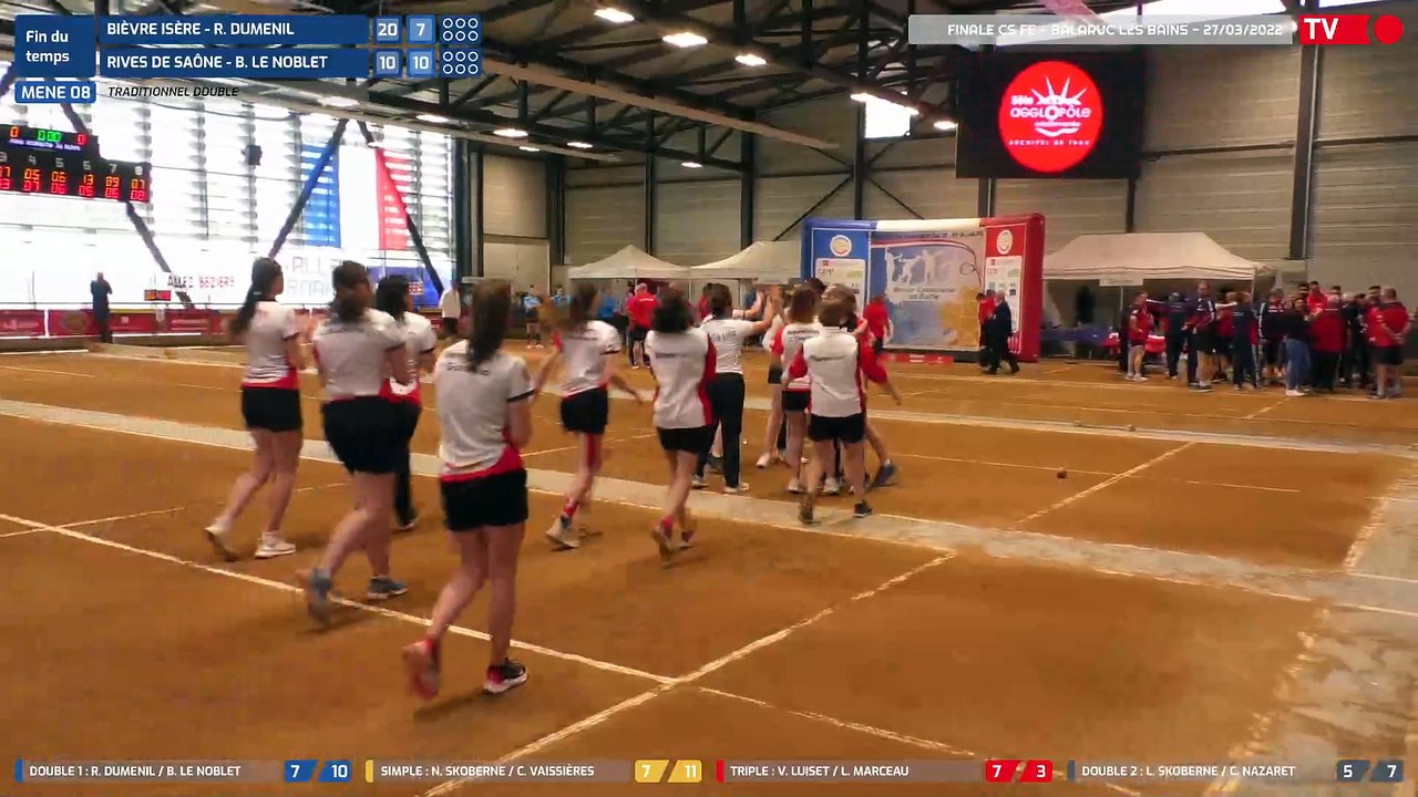 Finale des Clubs Sportifs / Bièvre Isère vs Rives de Saône / Dimanche 27 Mars