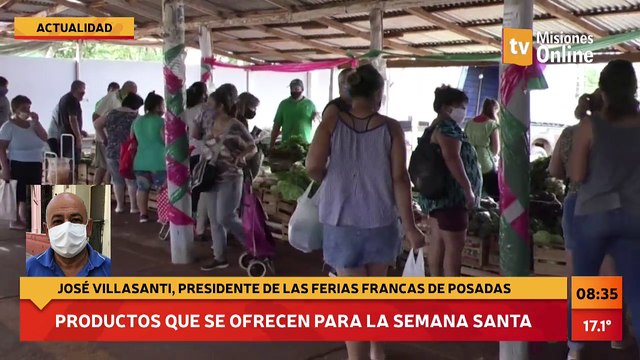 #Actualidad | ¿Qué alimentos encontramos para la Semana Santa? Entrevista a José Villasanti, Presidente de las Ferias Francas de Posadas