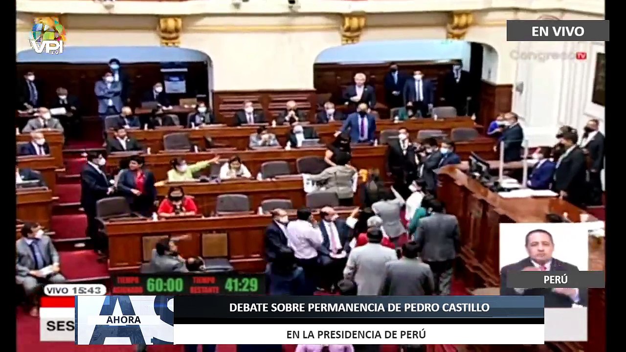 En Vivo | Debate sobre permanencia de Pedro Cas...