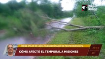 Temporal en Misiones. Entrevista a Jorge Atilio De León, subsecretario de Protección Civil