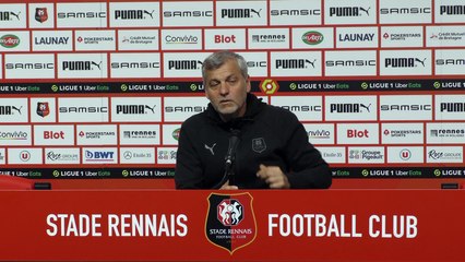 J31. #SDRSRFC - Conférence de presse d'avant-match avec Adrien Truffert et Bruno Genesio