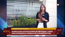 En vivo desde el Colegio de abogados de Misiones. Se realizan las elecciones de abogadas y jueza para integrar el Consejo de la magistratura.