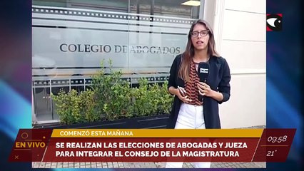En vivo desde el Colegio de abogados de Misiones. Se realizan las elecciones de abogadas y jueza para integrar el Consejo de la magistratura.