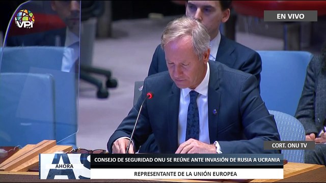 En Vivo | El presidente de #Ucrania Volodímir Zelenski se pronuncia en el consejo de seguridad #ONU