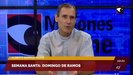 Semana Santa: Domingo de Ramos. Entrevista al padre Alberto Barros,