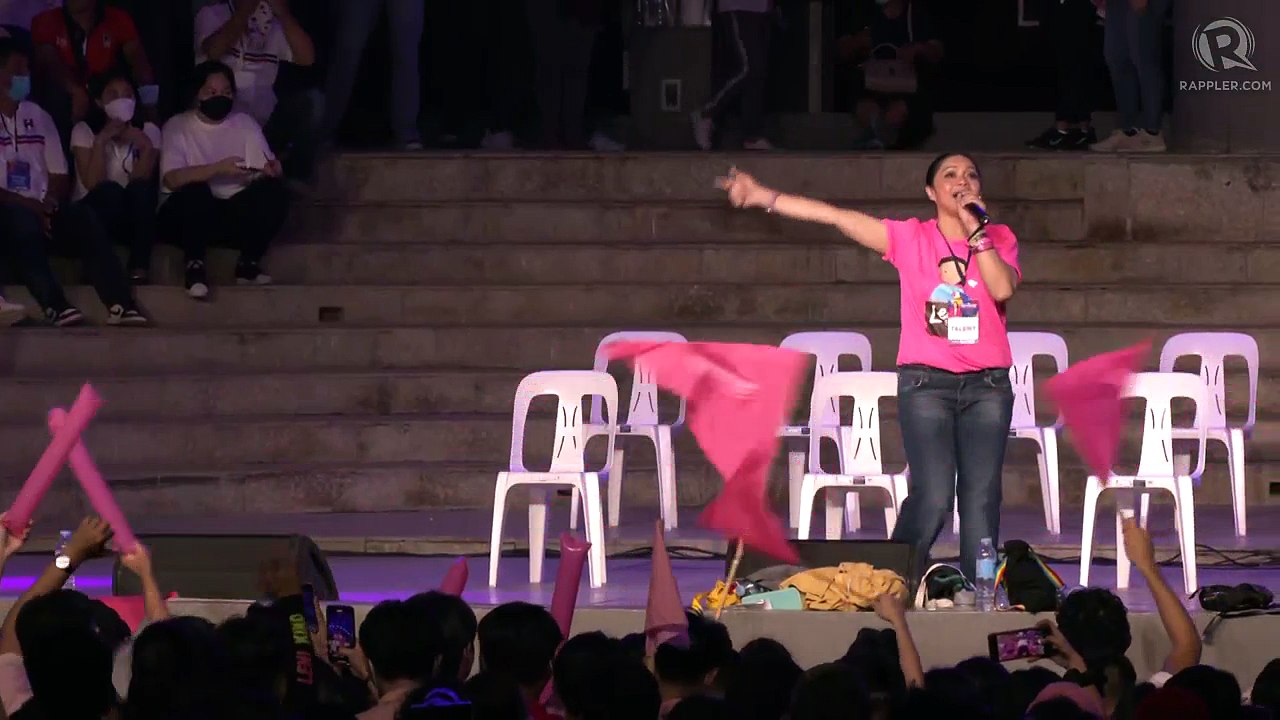 Leni Robredo holds campaign rally in Tagum, Davao del Norte