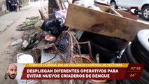 Despliegan diferentes operativos para evitar nuevos criaderos de dengue