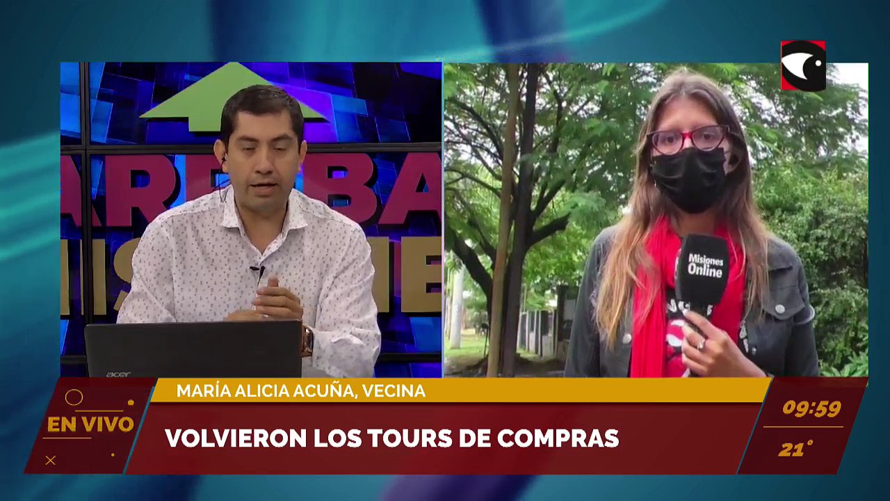 Volvieron los tours de compras. Los vecinos se quejan porque no limpian la zona.