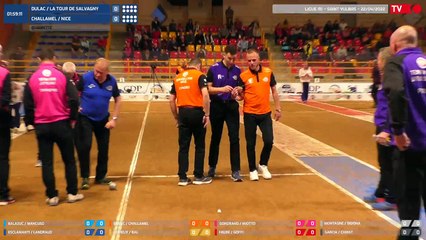 Ligue Sport Boules M1 / Saint Vulbas / Plan Rapproché / Vendredi 22 Avril