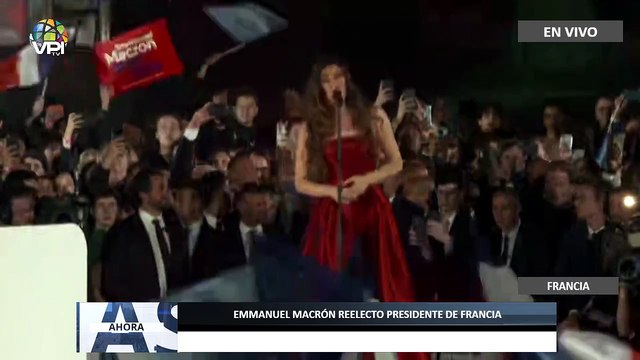 En Vivo | Emmanuel Macrón reelecto presidente de #Francia - #24Abr - Ahora