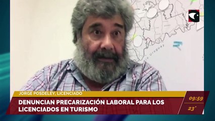 Denuncian precarización laboral para los trabajadores de turismo. Entrevista a Jorge Posdeley, licenciado.