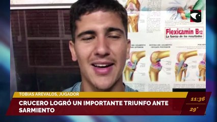 #Deportes | Crucero logró un importante triunfo ante Sarmiento