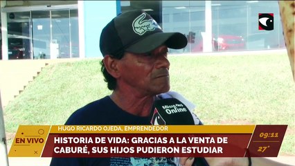 Historia de vida: gracias a la venta de caburé, sus hijos pudieron estudiar. Entrevista a Hugo Ricardo Ojeda, emprendedor
