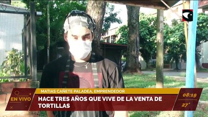 Hace tres años que vive de la venta de tortillas. Entrevista a Matías Cañete Paladea, emprendedor