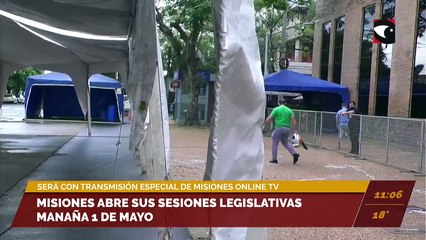 Mañana habrá apertura de sesiones en la Legislatura Misionera