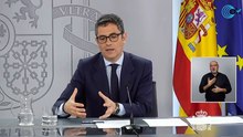 Rueda de prensa de la ministra de Política Territorial y portavoz del Gobierno, Isabel Rodríguez, y el ministro de la Presidencia, Relaciones con las Cortes y Memoria Democrática, Félix Bolaños.